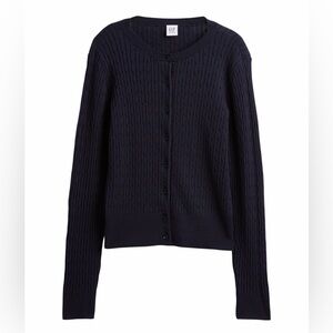 Gap Kids Uniform Cardigan Sweater Color Navy Size XXLarge New